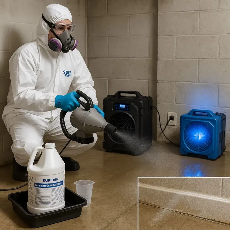 Sanitization and Odor Removal process in Rocky Mount, NC
