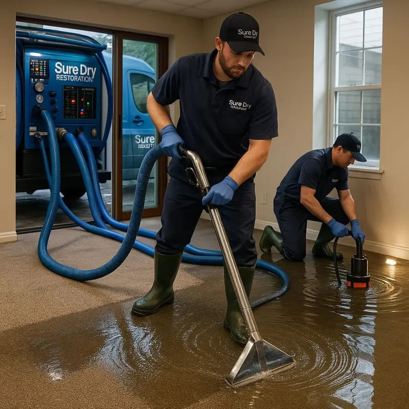 Water Extraction and Removal process in Rocky Mount, NC